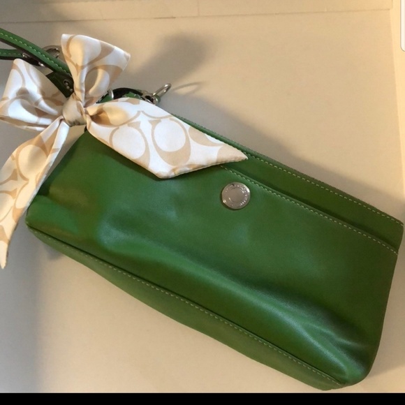 Coach Handbags - Authentic Coach Wristlet with scarf